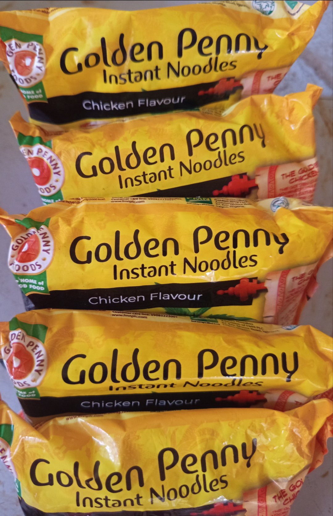 5Packs Golden Penny Noodles
